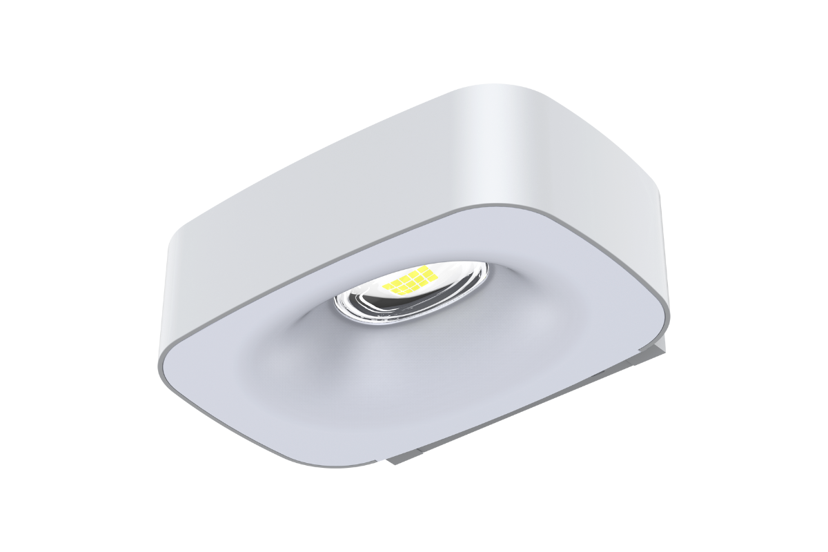 NexSun Aurora | 700 Lumens | White Up & Down Modern Solar Wall Light