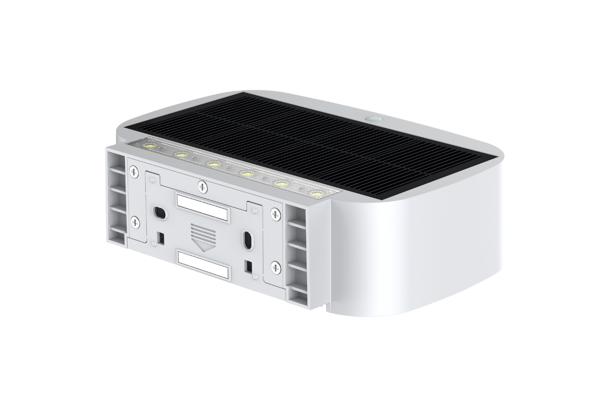 NexSun Aurora | 700 Lumens | White Up & Down Modern Solar Wall Light