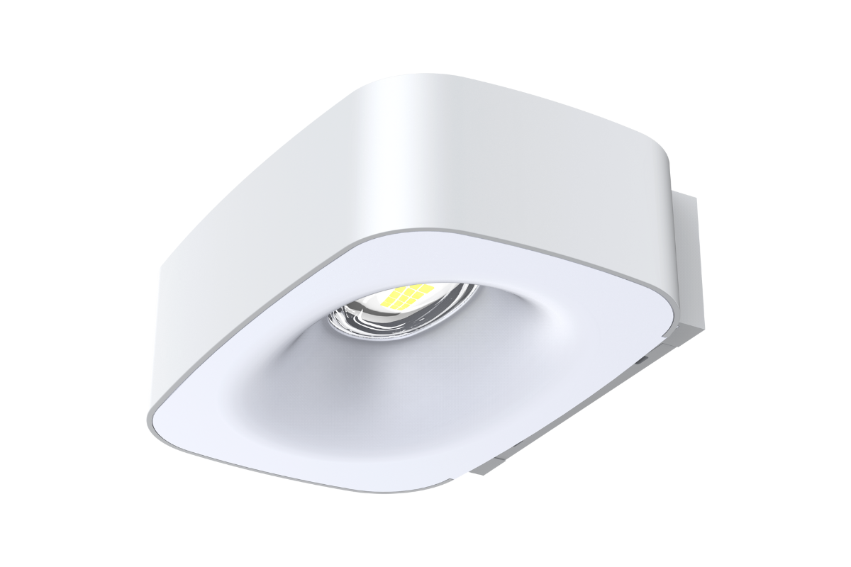 NexSun Aurora | 700 Lumens | White Up & Down Modern Solar Wall Light