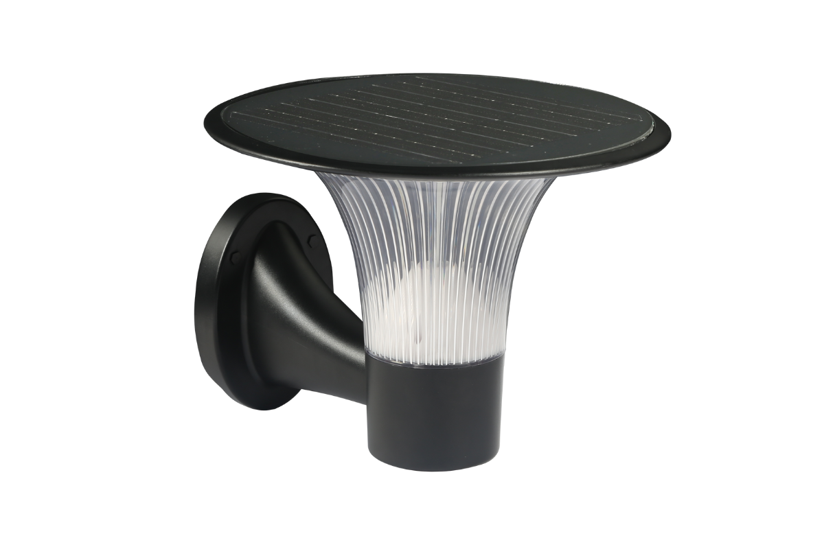 NexSun Acer | 2200 Lumens | Solar Wall Lantern with Crystal Light Effect