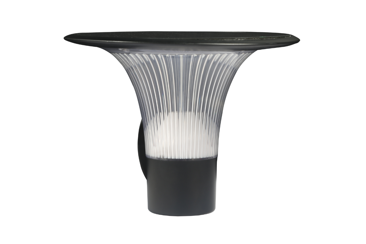 NexSun Acer | 2200 Lumens | Solar Wall Lantern with Crystal Light Effect