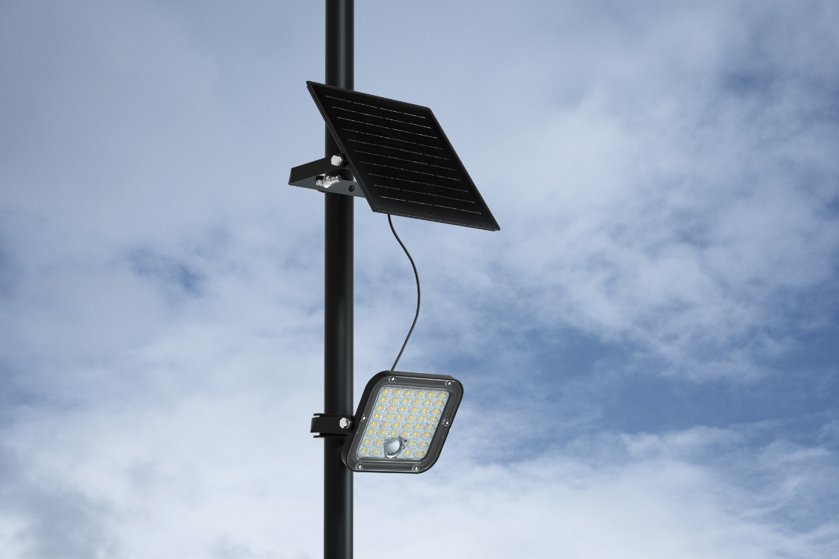 NexSun Cypress | 1500 Lumens | Compact Solar Powered Area Light
