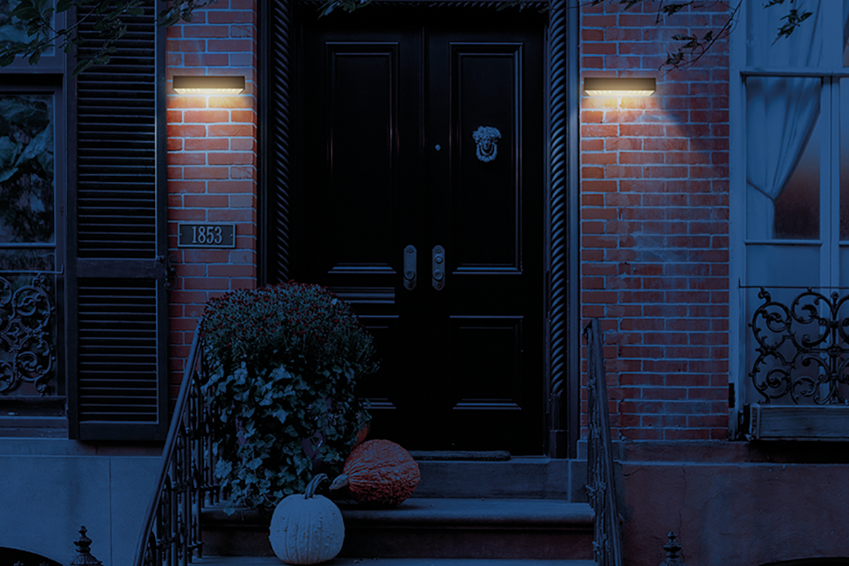 NexSun Brick (Set of 2/4) | 900 Lumens | Decorative Solar PIR Wall Light