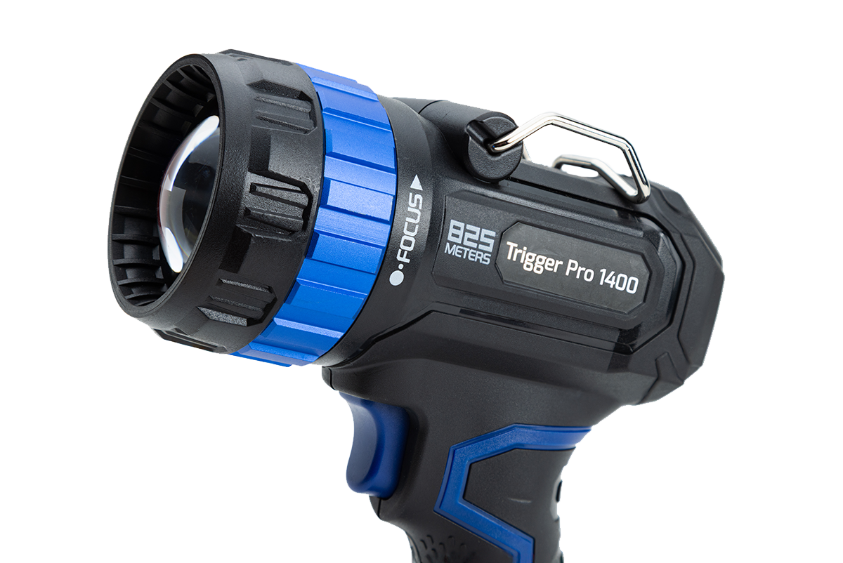 Trigger Pro 1400 | 1400 Lumens | Rechargeable Searchlight