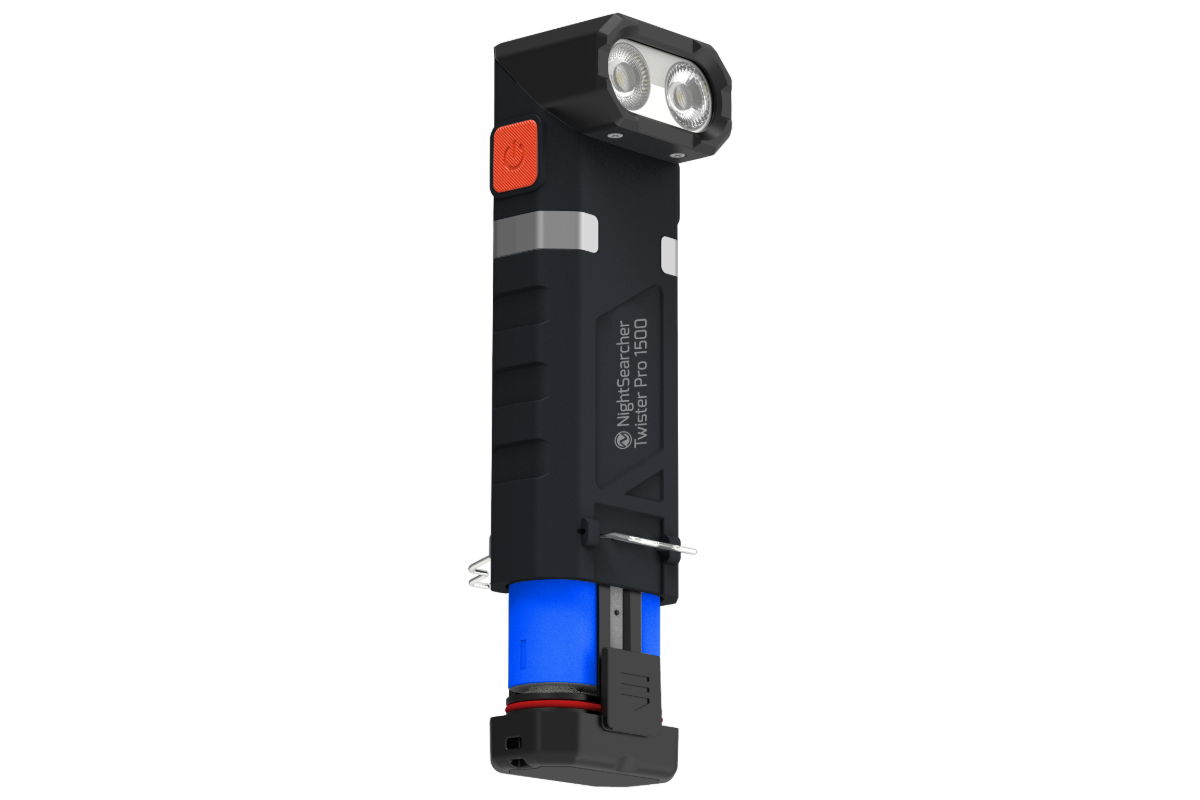 Twister Pro 1500 | Rechargeable Torch with rotating Head