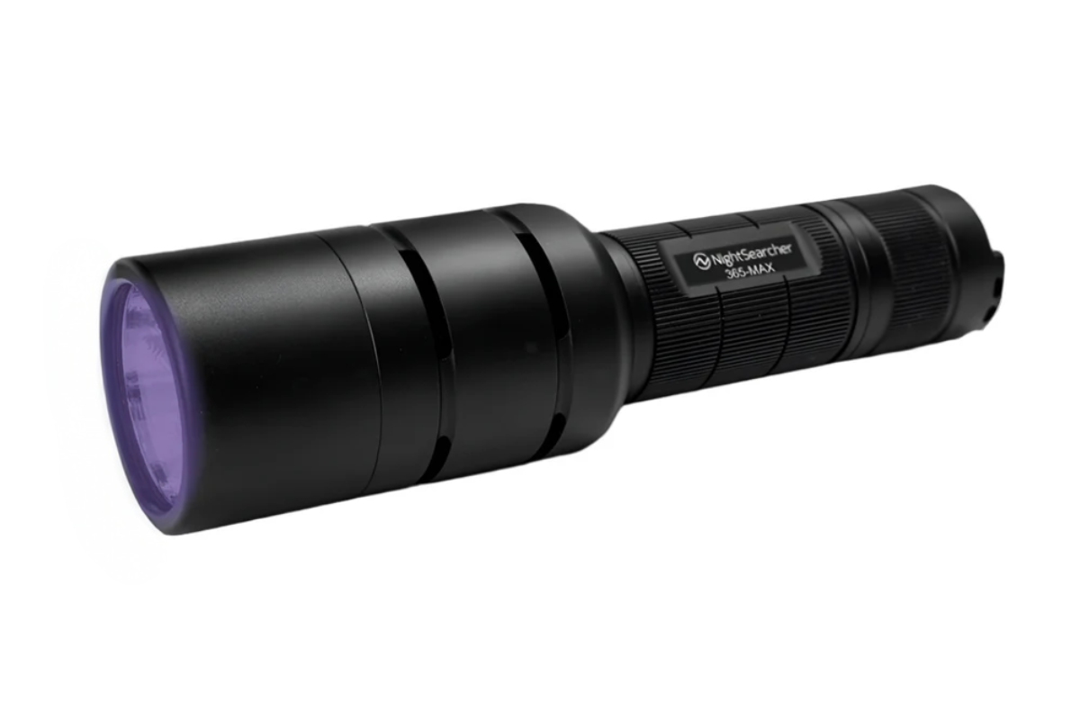 Torche UV NIGHT SEARCHER UV365 : Lampe LED Légère Rechargeable Pour Recherche Nocturne
