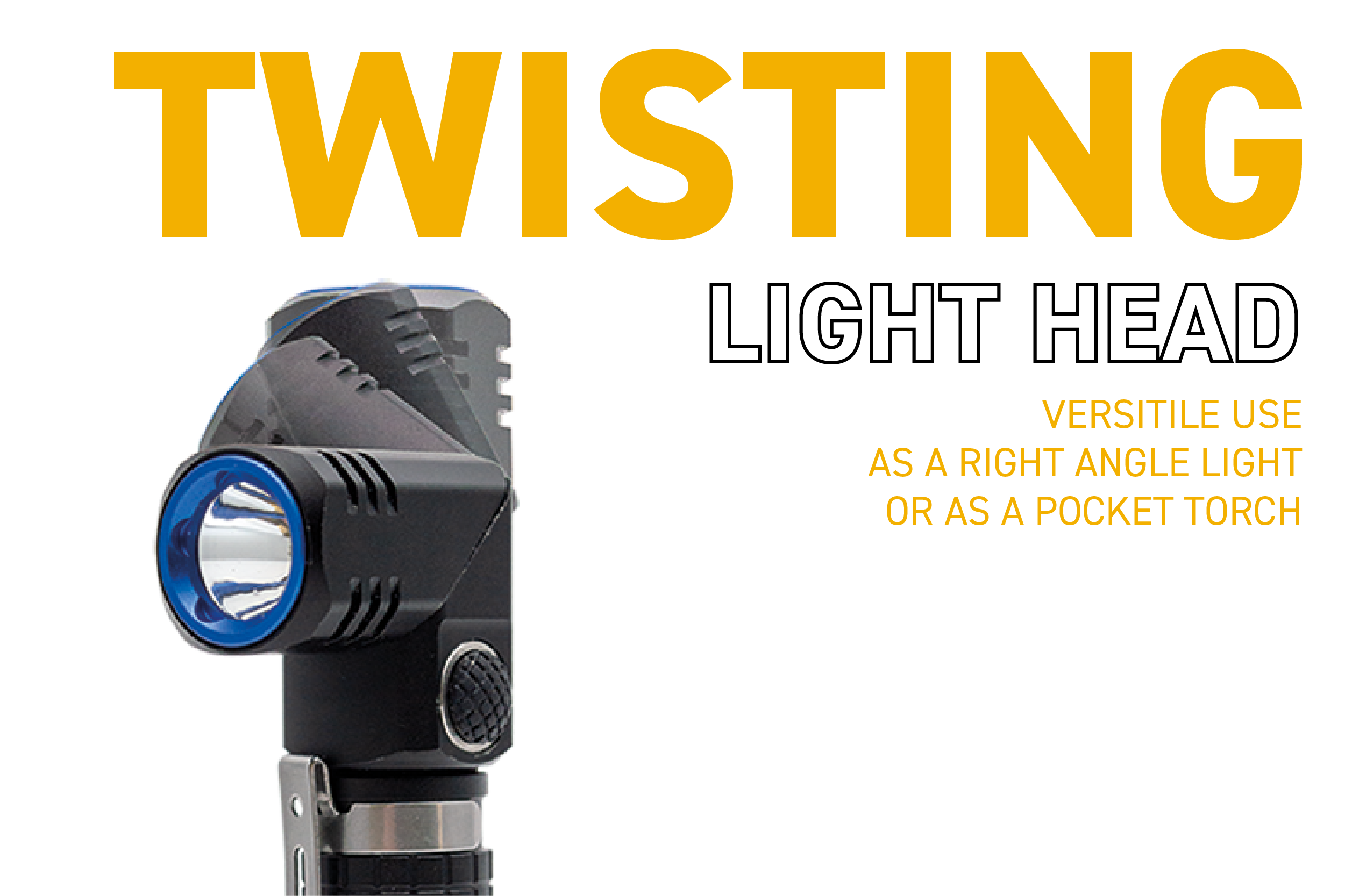 Explorer Twister | 400 Lumens | Rechargeable Torch