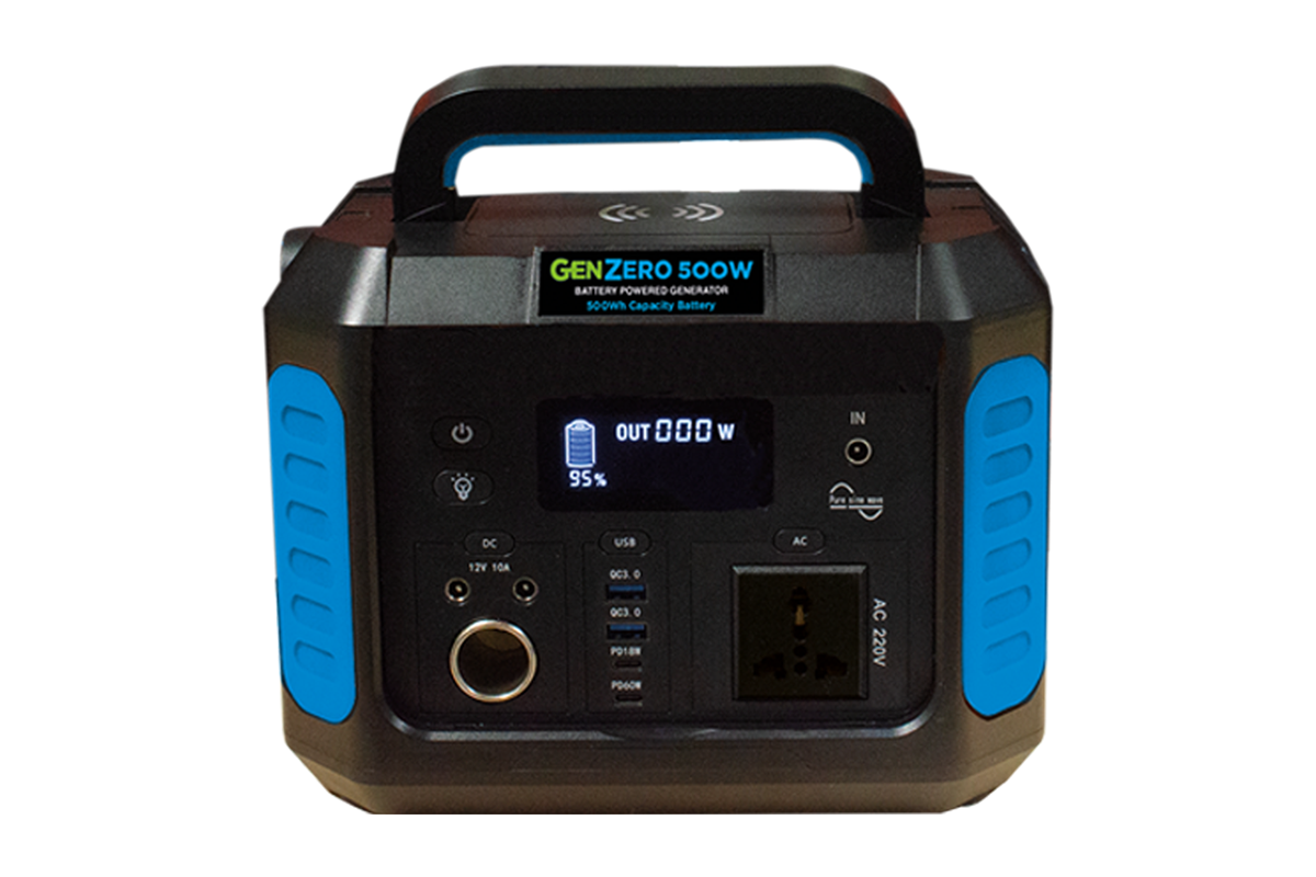 GenZero 500 | 500Wh | Rechargeable Portable Power Station