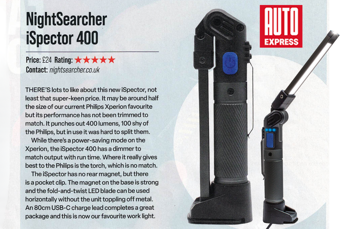 iSpector 400 | 400 lumens | Lampe d'inspection rechargeable