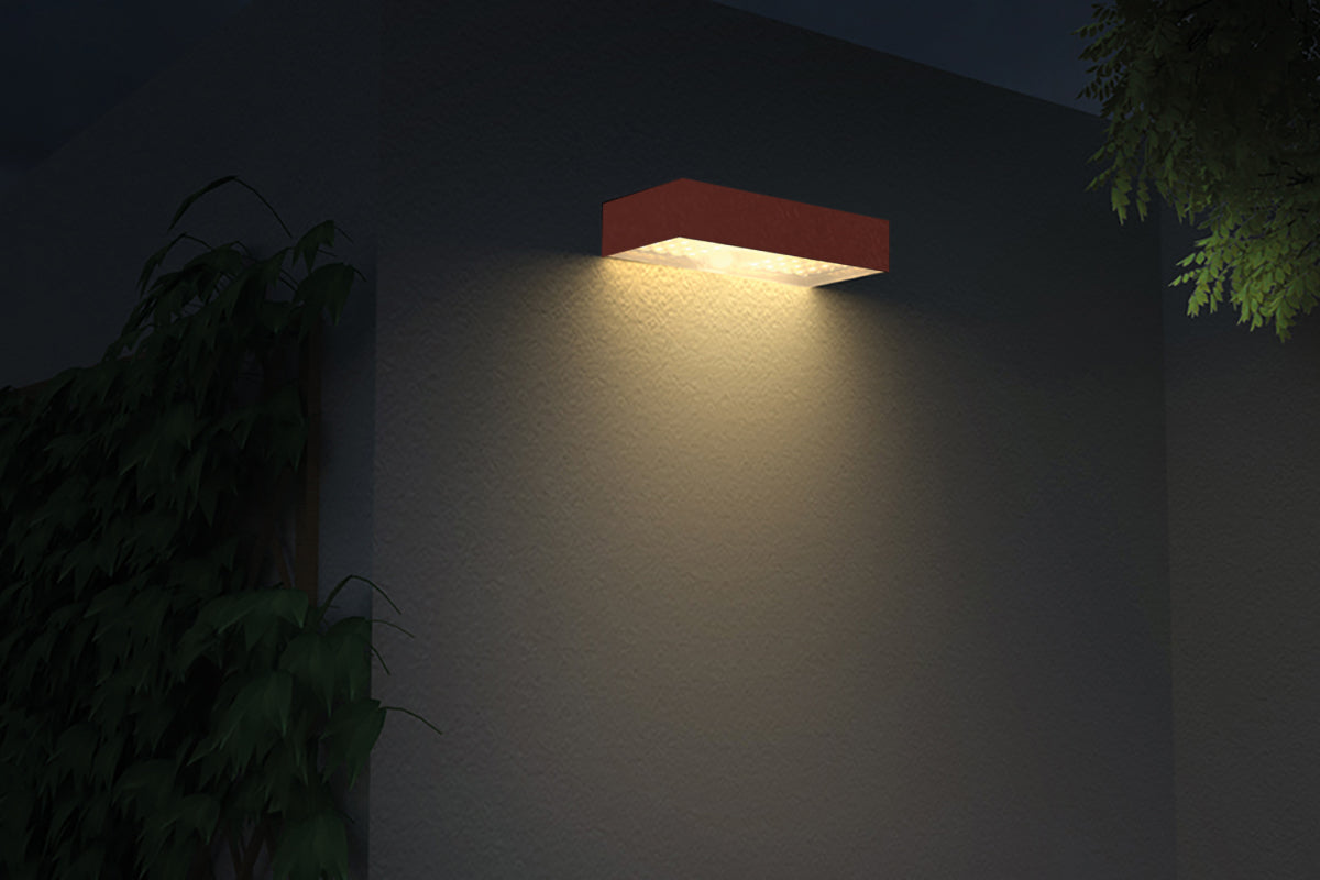 NexSun Brick | 900 Lumens | Solar PIR Wall Light