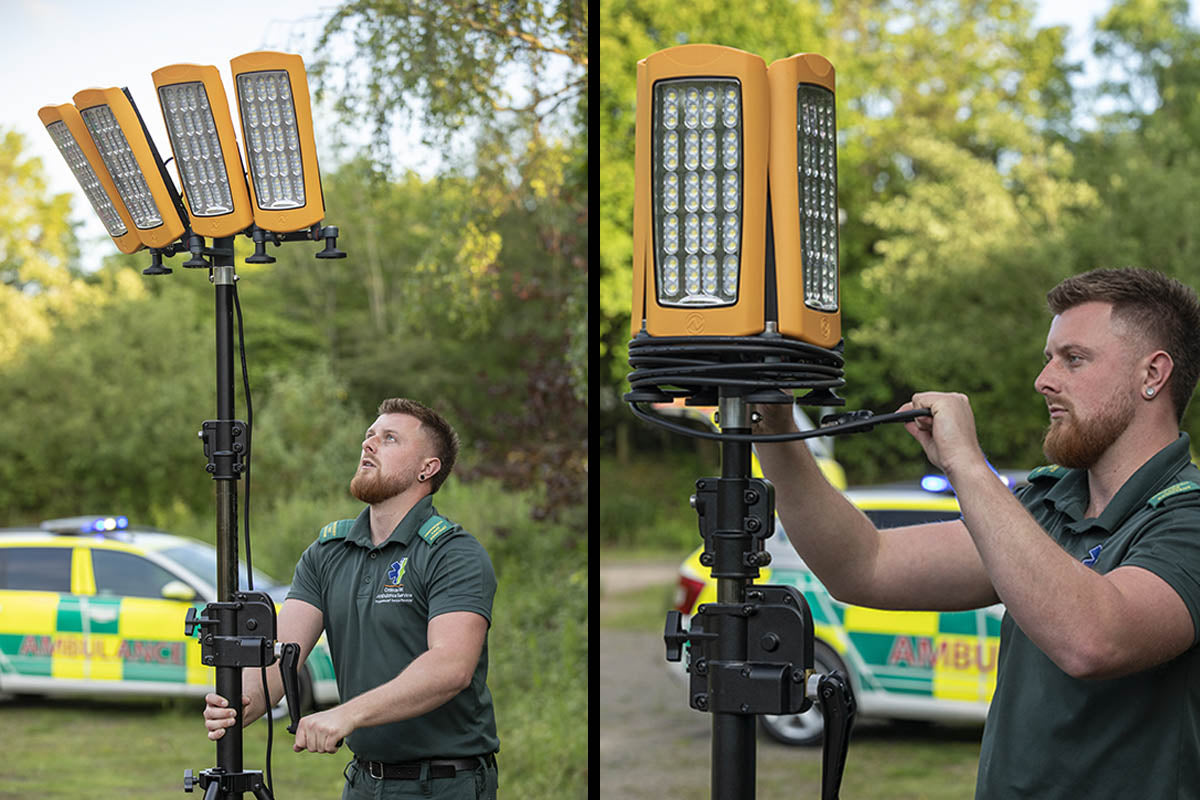 StratoStar | 115000 Lumens | 18Ah | Rechargeable Tower Floodlight