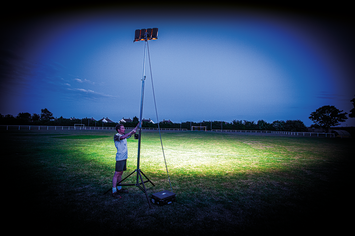 StratoStar AC | 115000 Lumens | AC Powered Tower Floodlight