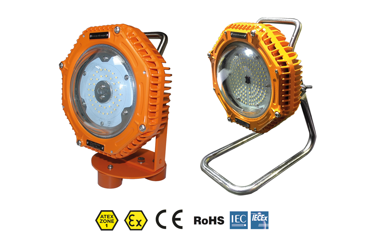 Titan R | 1400 Lumens | Zone 1 | Rechargeable ATEX Floodlight