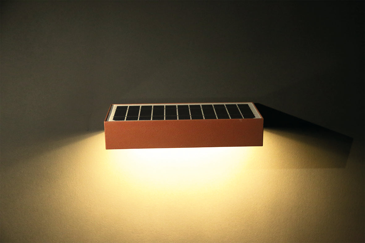 NexSun Brick | 900 Lumens | Solar PIR Wall Light