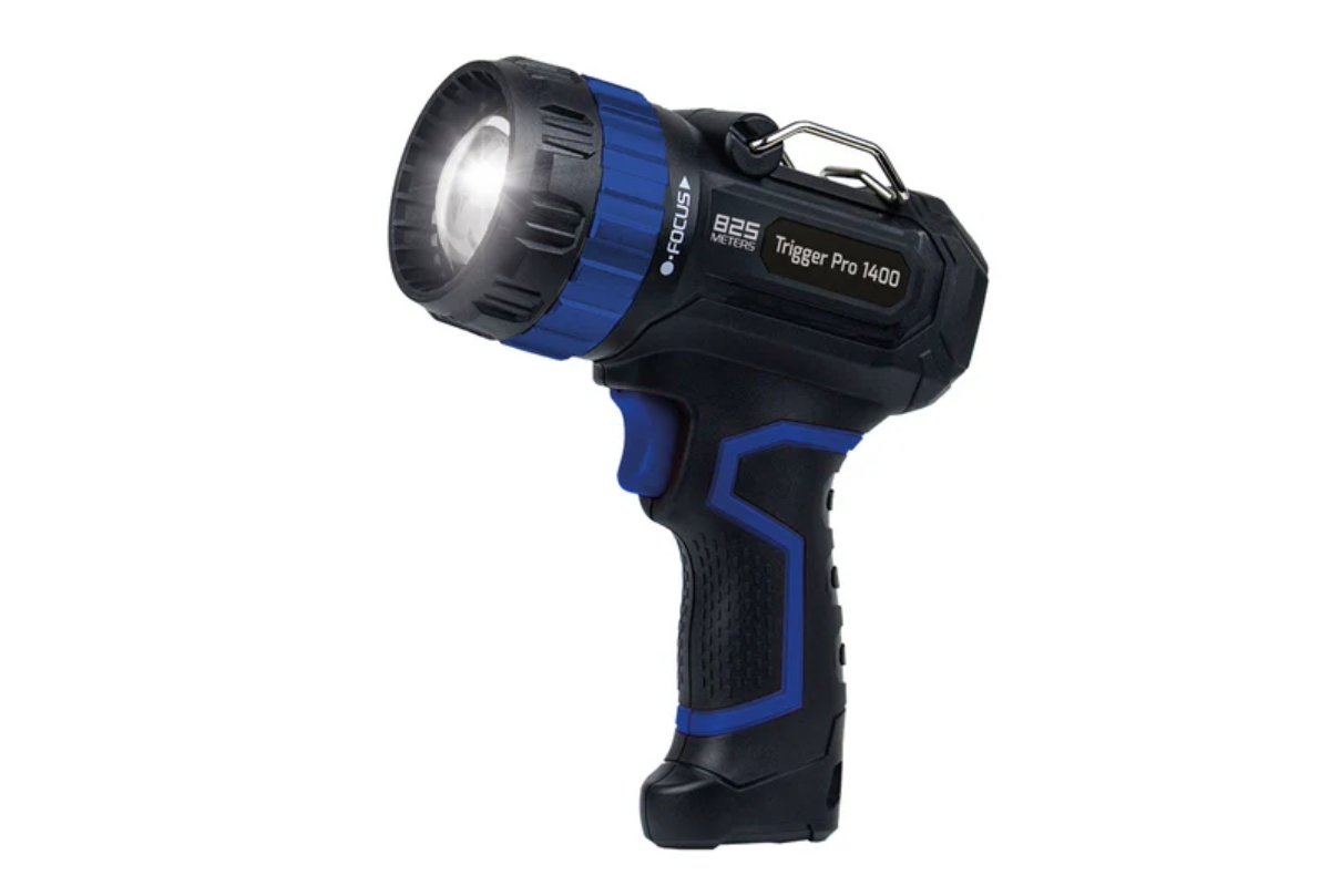 Trigger Pro 1400 | 1400 Lumens | Rechargeable Searchlight