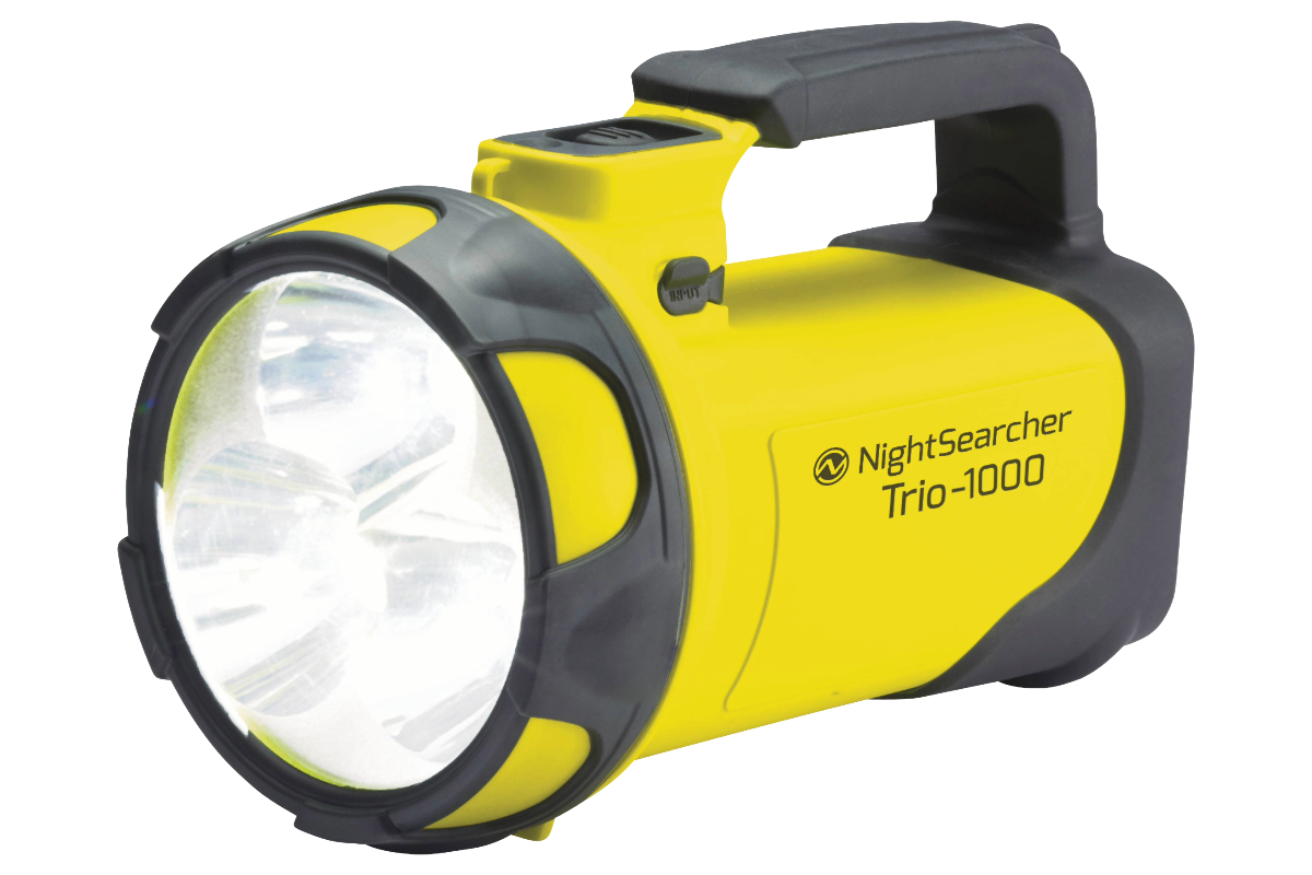 Trio 1000 | 1000 Lumens | Rechargeable Searchlight
