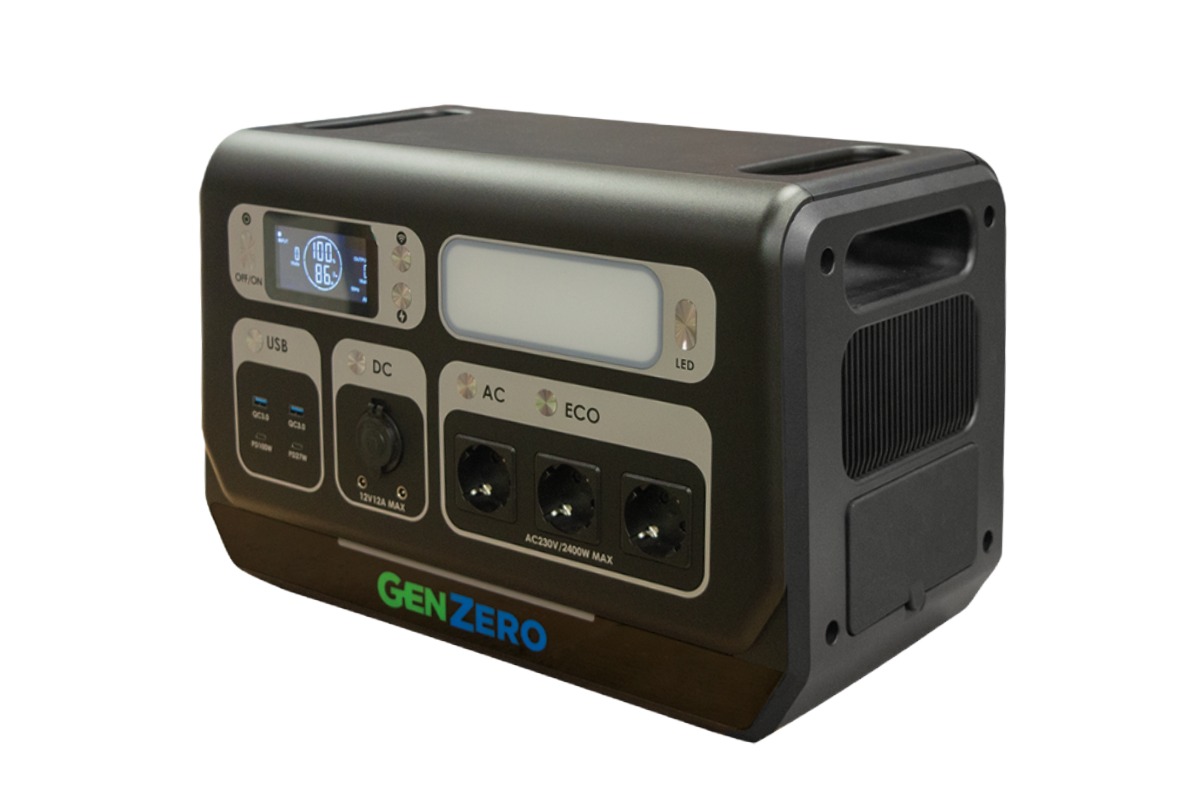 GenZero 2400W | 2048Wh | Rechargeable Portable Power Station