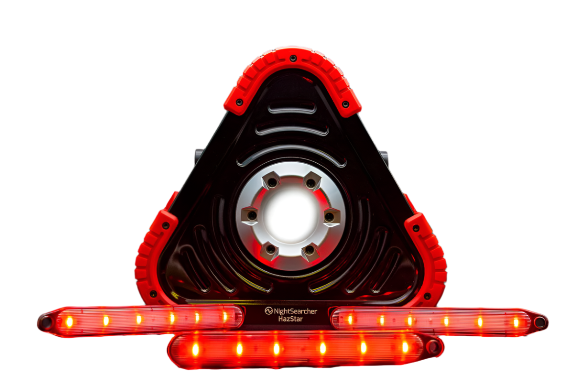 HazStar | Rechargeable Hazard Warning Light | 2000 Lumens