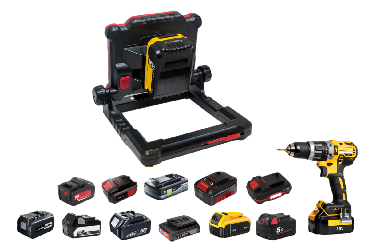 WorkStar Connect | 3000 Lumens | Powertool Battery Worklight