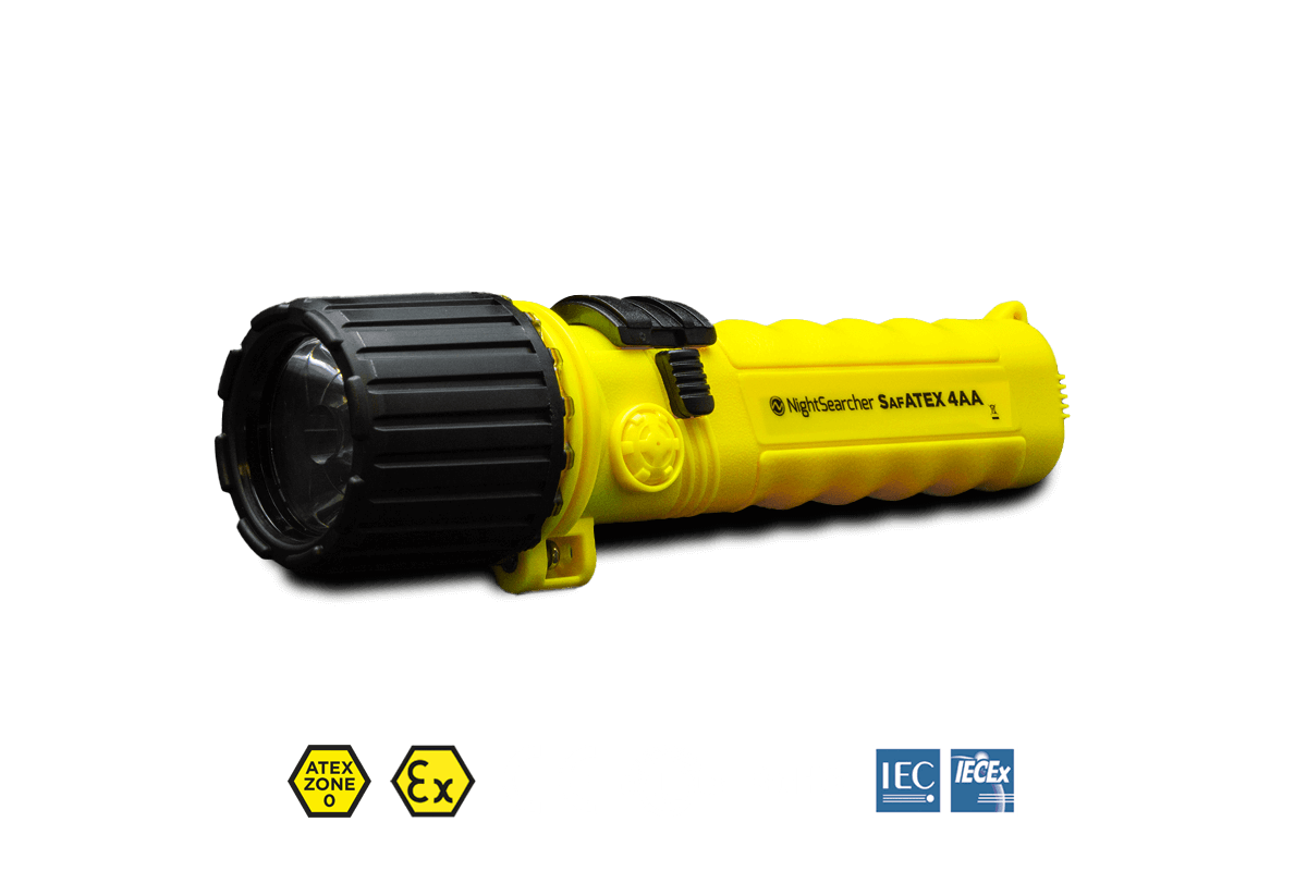 Sigma 4AA |  185 Lumens | Zone 0 | ATEX Flashlight  Zone 0