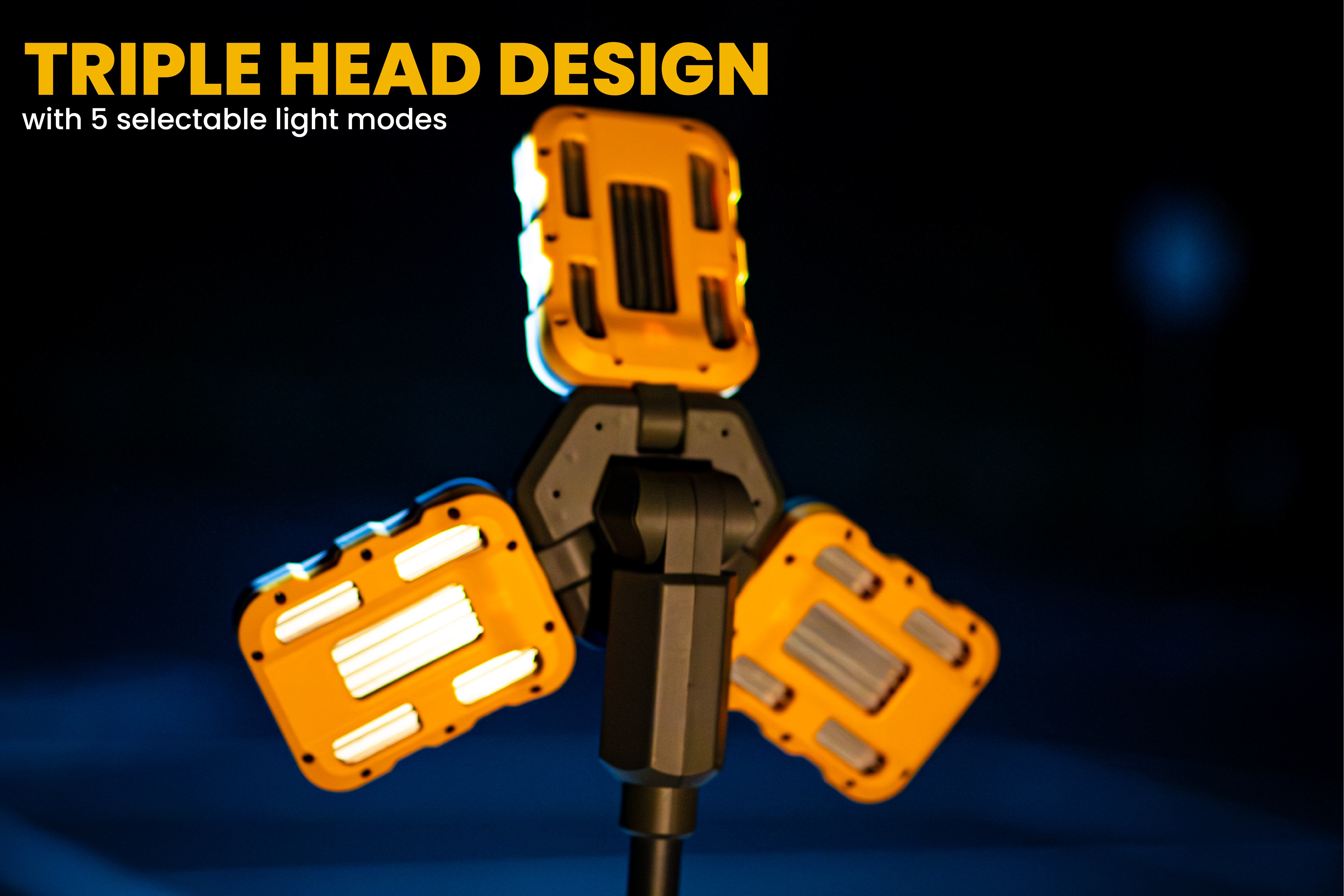 TriStar Connect | Hybrid (Powertool battery +AC) Tower Light